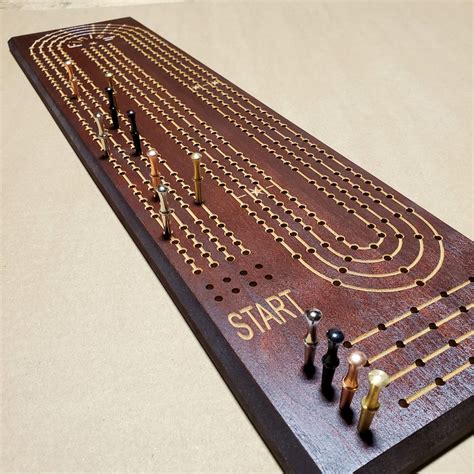 large cribbage board pegs